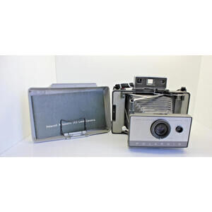 Vintage Polaroid Automatic 103 Land Camera W/Flash, Manual, Untested